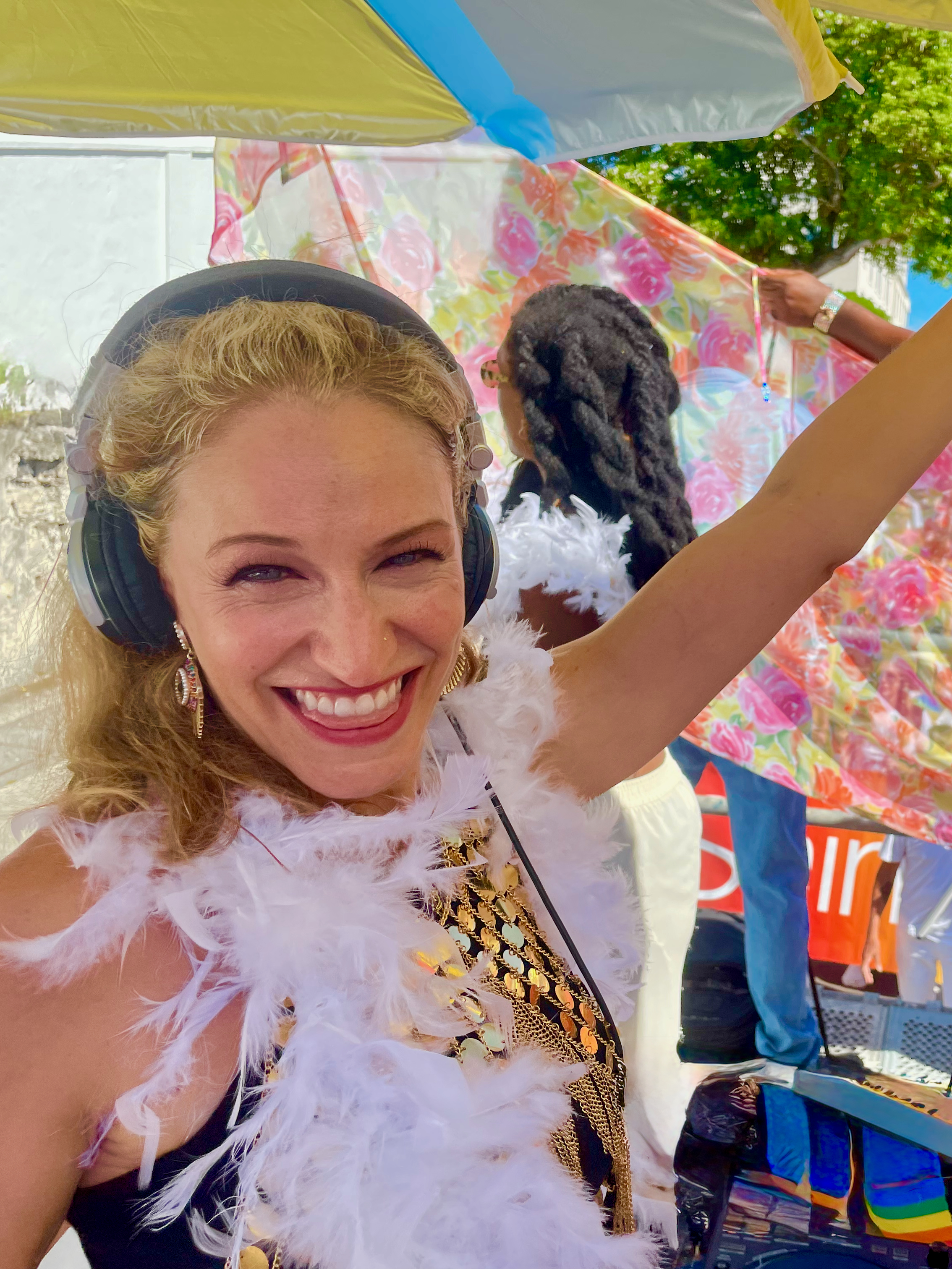 DJ Lady E performing at Bermuda Pride