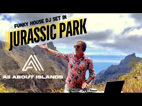 Funky house set in Jurassic Park